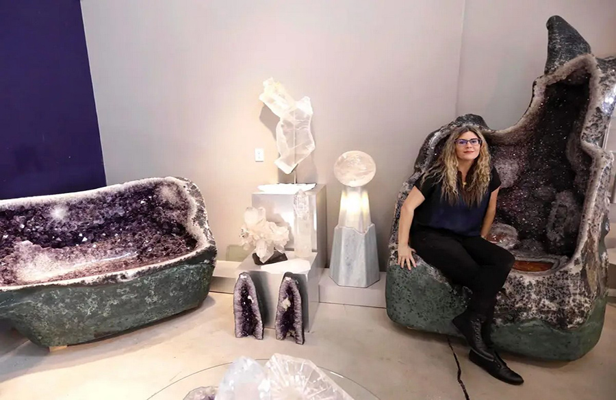 The Rise of Giant Crystals in Home Decor: A Status Symbol for the Wealthy