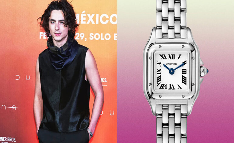 Embracing Gender-Neutral Horology: Timothée Chalamet’s Cartier Affair