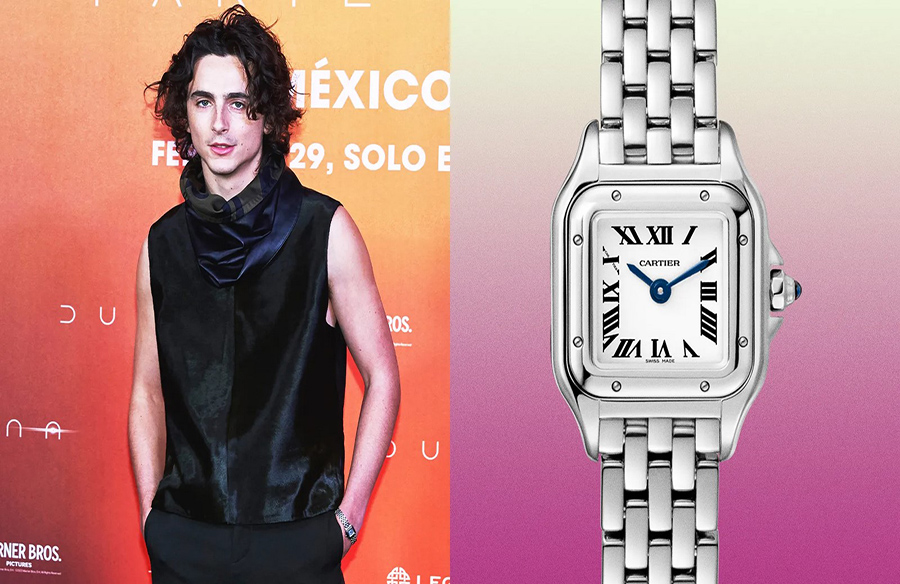 Embracing Gender-Neutral Horology: Timothée Chalamet’s Cartier Affair