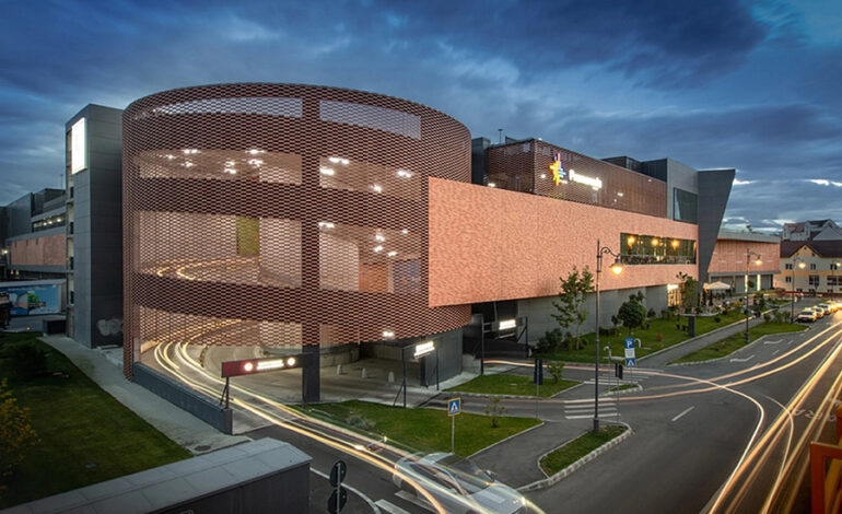 Flexbrick Ceramic Fabric Facade: Sibiu Festival Centrum Project